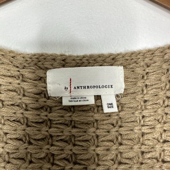 Anthropologie Gabbi Duster Cardigan Tan One Size - Picture 9 of 11